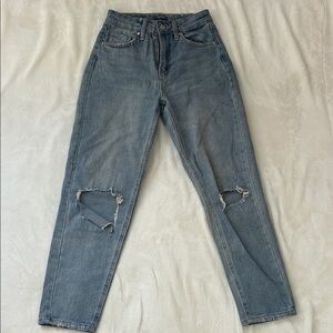 Wild Fable Blue Distressed Boyfriend Jeans